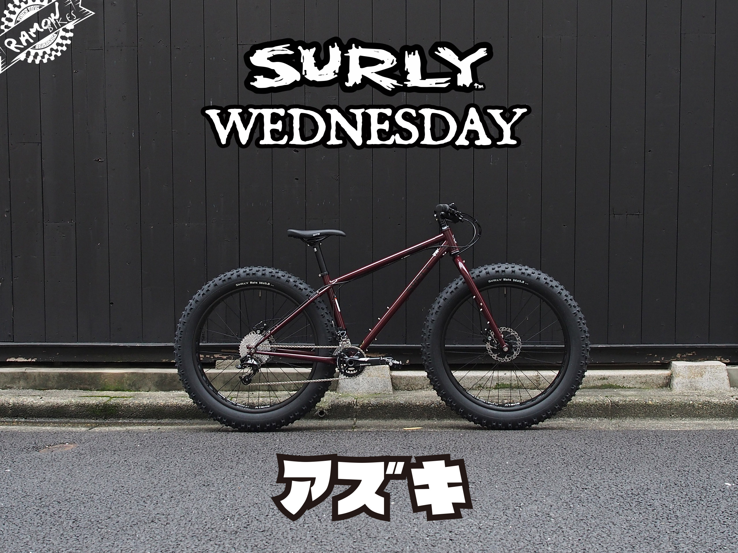 悪天候でも大丈夫！（自転車はね） / SURLY WEDNESDAY | RAMON BIKES